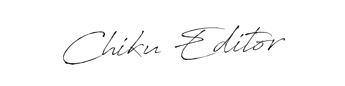 You can use this online signature creator to create a handwritten signature for the name Chiku Editor. This is the best online autograph maker. Chiku Editor signature style 6 images and pictures png