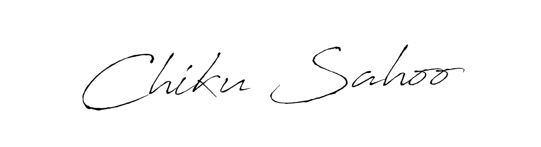 The best way (Antro_Vectra) to make a short signature is to pick only two or three words in your name. The name Chiku Sahoo include a total of six letters. For converting this name. Chiku Sahoo signature style 6 images and pictures png
