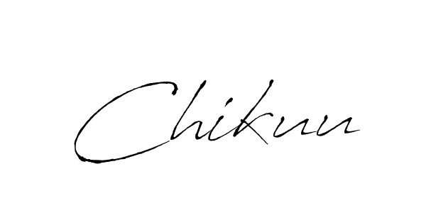 Design your own signature with our free online signature maker. With this signature software, you can create a handwritten (Antro_Vectra) signature for name Chikuu. Chikuu signature style 6 images and pictures png