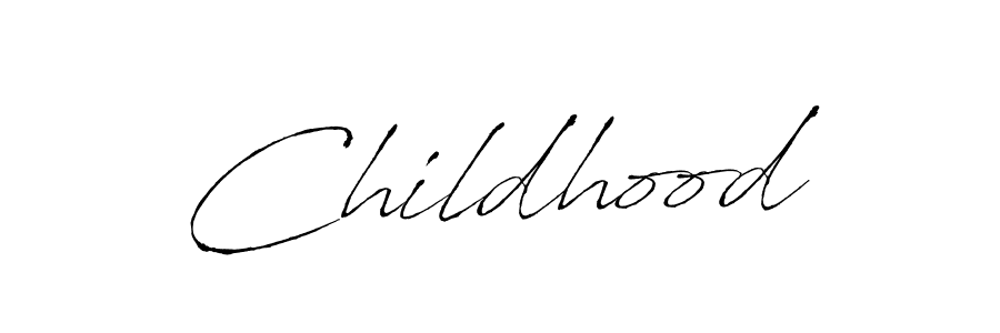 Childhood stylish signature style. Best Handwritten Sign (Antro_Vectra) for my name. Handwritten Signature Collection Ideas for my name Childhood. Childhood signature style 6 images and pictures png