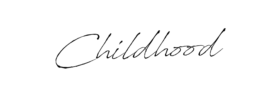 Childhood stylish signature style. Best Handwritten Sign (Antro_Vectra) for my name. Handwritten Signature Collection Ideas for my name Childhood. Childhood signature style 6 images and pictures png