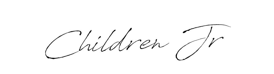 How to make Children Jr name signature. Use Antro_Vectra style for creating short signs online. This is the latest handwritten sign. Children Jr signature style 6 images and pictures png