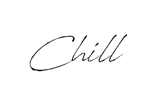 Also we have Chill name is the best signature style. Create professional handwritten signature collection using Antro_Vectra autograph style. Chill signature style 6 images and pictures png