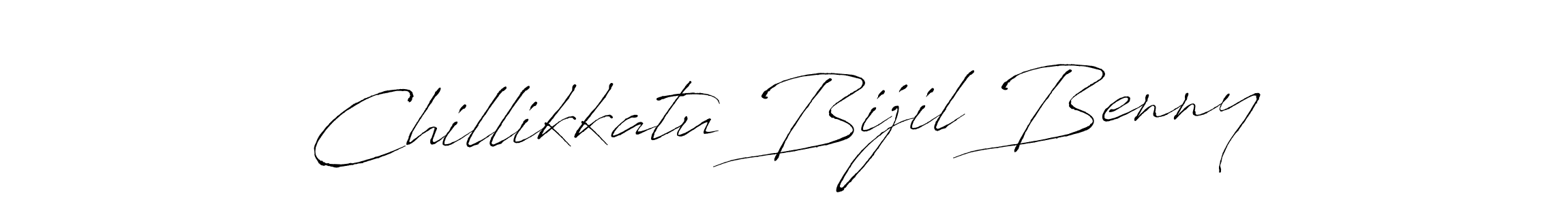 Antro_Vectra is a professional signature style that is perfect for those who want to add a touch of class to their signature. It is also a great choice for those who want to make their signature more unique. Get Chillikkatu Bijil Benny name to fancy signature for free. Chillikkatu Bijil Benny signature style 6 images and pictures png