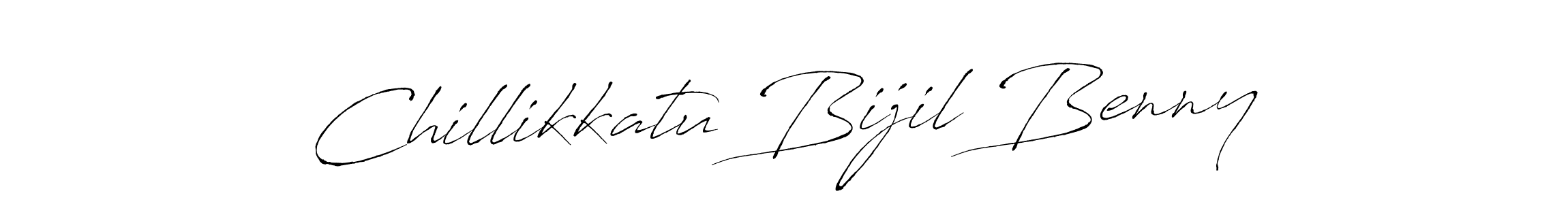 Antro_Vectra is a professional signature style that is perfect for those who want to add a touch of class to their signature. It is also a great choice for those who want to make their signature more unique. Get Chillikkatu Bijil Benny name to fancy signature for free. Chillikkatu Bijil Benny signature style 6 images and pictures png