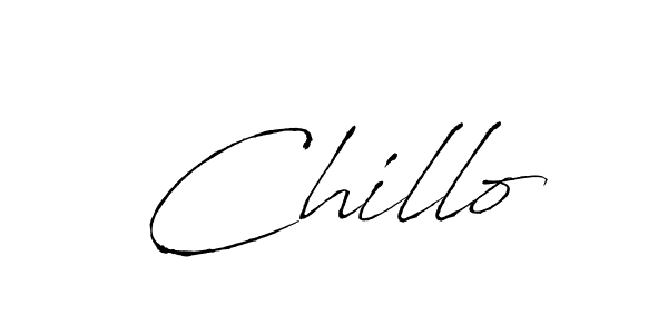 The best way (Antro_Vectra) to make a short signature is to pick only two or three words in your name. The name Chillo include a total of six letters. For converting this name. Chillo signature style 6 images and pictures png