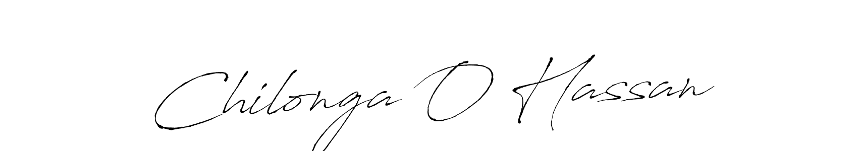 You should practise on your own different ways (Antro_Vectra) to write your name (Chilonga O Hassan) in signature. don't let someone else do it for you. Chilonga O Hassan signature style 6 images and pictures png