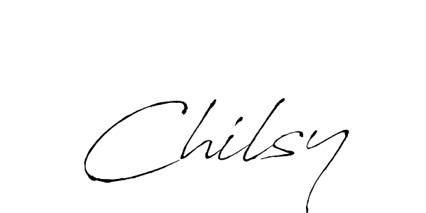 You should practise on your own different ways (Antro_Vectra) to write your name (Chilsy) in signature. don't let someone else do it for you. Chilsy signature style 6 images and pictures png