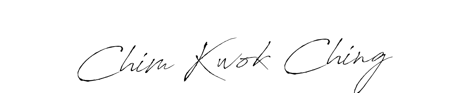 The best way (Antro_Vectra) to make a short signature is to pick only two or three words in your name. The name Chim Kwok Ching include a total of six letters. For converting this name. Chim Kwok Ching signature style 6 images and pictures png