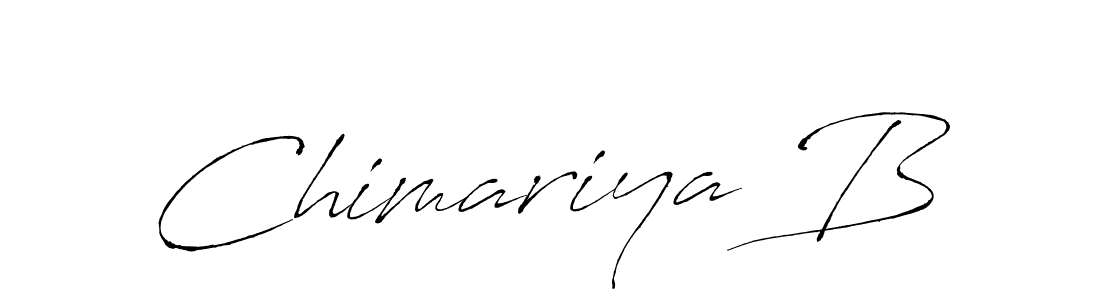 Also we have Chimariya B name is the best signature style. Create professional handwritten signature collection using Antro_Vectra autograph style. Chimariya B signature style 6 images and pictures png
