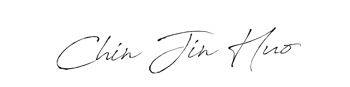Design your own signature with our free online signature maker. With this signature software, you can create a handwritten (Antro_Vectra) signature for name Chin Jin Huo. Chin Jin Huo signature style 6 images and pictures png
