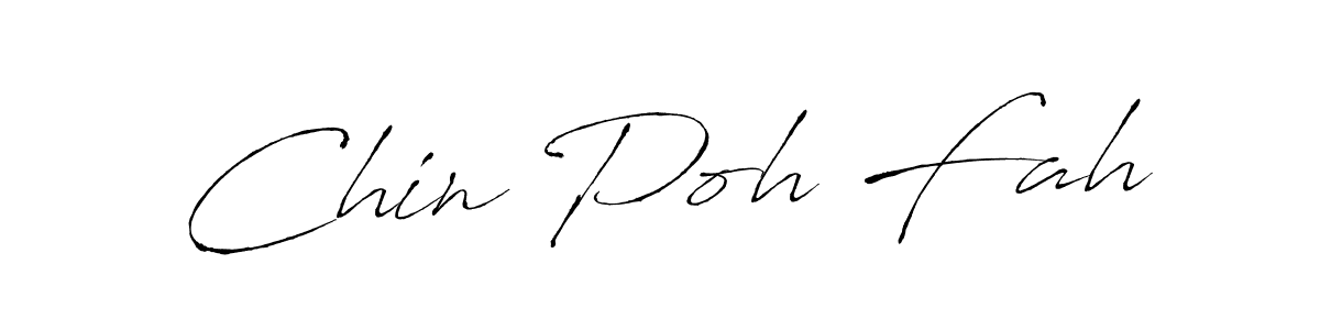 Make a beautiful signature design for name Chin Poh Fah. Use this online signature maker to create a handwritten signature for free. Chin Poh Fah signature style 6 images and pictures png