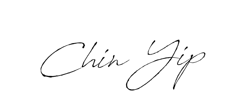 How to make Chin Yip name signature. Use Antro_Vectra style for creating short signs online. This is the latest handwritten sign. Chin Yip signature style 6 images and pictures png