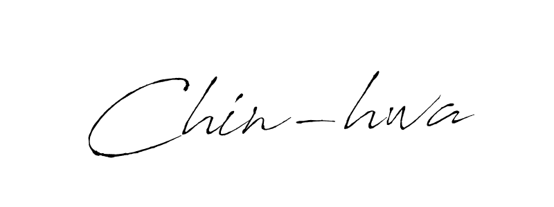 Create a beautiful signature design for name Chin-hwa. With this signature (Antro_Vectra) fonts, you can make a handwritten signature for free. Chin-hwa signature style 6 images and pictures png