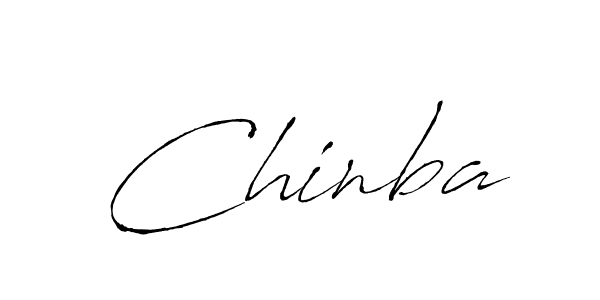 Design your own signature with our free online signature maker. With this signature software, you can create a handwritten (Antro_Vectra) signature for name Chinba. Chinba signature style 6 images and pictures png