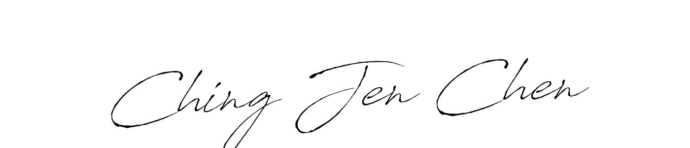 Antro_Vectra is a professional signature style that is perfect for those who want to add a touch of class to their signature. It is also a great choice for those who want to make their signature more unique. Get Ching Jen Chen name to fancy signature for free. Ching Jen Chen signature style 6 images and pictures png