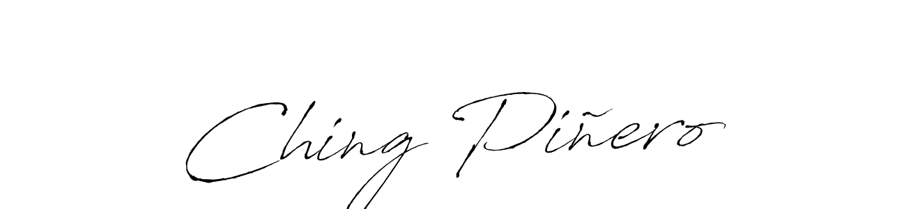 How to make Ching Piñero signature? Antro_Vectra is a professional autograph style. Create handwritten signature for Ching Piñero name. Ching Piñero signature style 6 images and pictures png