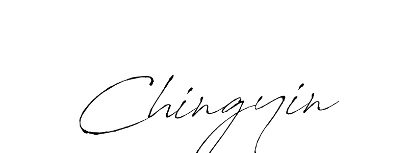 Chingyin stylish signature style. Best Handwritten Sign (Antro_Vectra) for my name. Handwritten Signature Collection Ideas for my name Chingyin. Chingyin signature style 6 images and pictures png