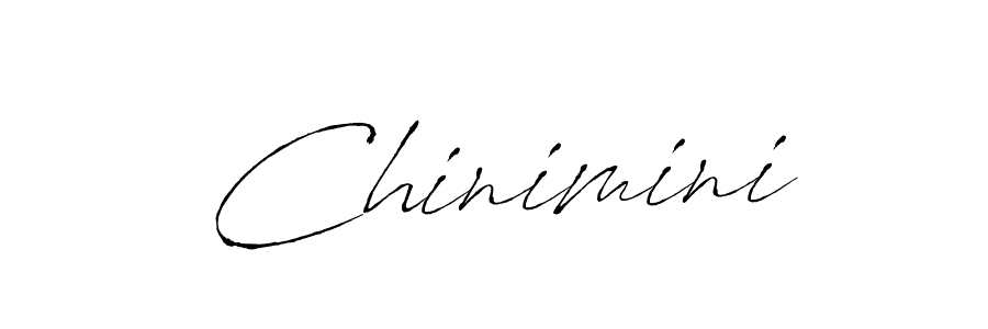 Create a beautiful signature design for name Chinimini. With this signature (Antro_Vectra) fonts, you can make a handwritten signature for free. Chinimini signature style 6 images and pictures png