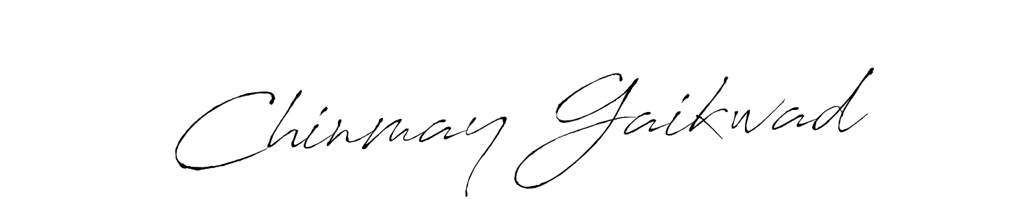 Design your own signature with our free online signature maker. With this signature software, you can create a handwritten (Antro_Vectra) signature for name Chinmay Gaikwad. Chinmay Gaikwad signature style 6 images and pictures png