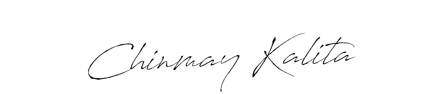 How to make Chinmay Kalita signature? Antro_Vectra is a professional autograph style. Create handwritten signature for Chinmay Kalita name. Chinmay Kalita signature style 6 images and pictures png