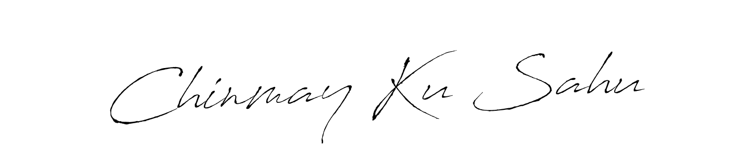 How to make Chinmay Ku Sahu signature? Antro_Vectra is a professional autograph style. Create handwritten signature for Chinmay Ku Sahu name. Chinmay Ku Sahu signature style 6 images and pictures png