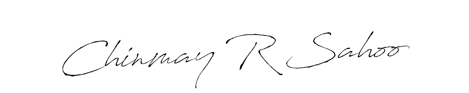 How to make Chinmay R Sahoo signature? Antro_Vectra is a professional autograph style. Create handwritten signature for Chinmay R Sahoo name. Chinmay R Sahoo signature style 6 images and pictures png