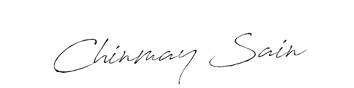 You should practise on your own different ways (Antro_Vectra) to write your name (Chinmay Sain) in signature. don't let someone else do it for you. Chinmay Sain signature style 6 images and pictures png