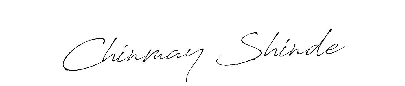 Make a beautiful signature design for name Chinmay Shinde. With this signature (Antro_Vectra) style, you can create a handwritten signature for free. Chinmay Shinde signature style 6 images and pictures png