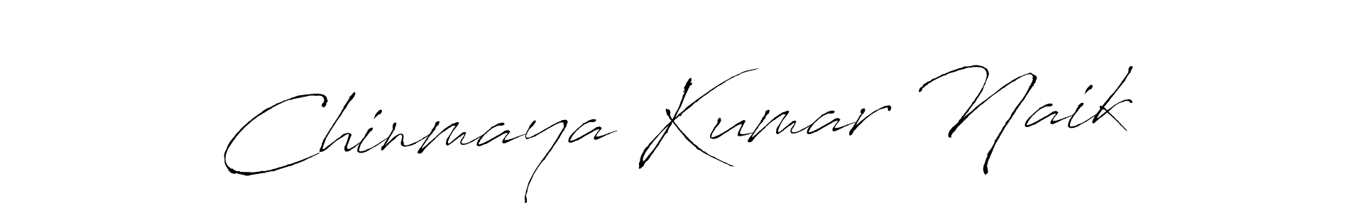 How to make Chinmaya Kumar Naik name signature. Use Antro_Vectra style for creating short signs online. This is the latest handwritten sign. Chinmaya Kumar Naik signature style 6 images and pictures png