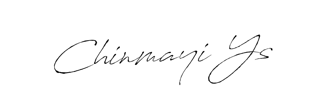 How to make Chinmayi Ys signature? Antro_Vectra is a professional autograph style. Create handwritten signature for Chinmayi Ys name. Chinmayi Ys signature style 6 images and pictures png