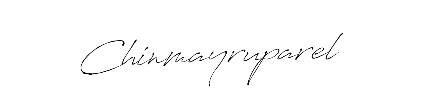 Design your own signature with our free online signature maker. With this signature software, you can create a handwritten (Antro_Vectra) signature for name Chinmayruparel. Chinmayruparel signature style 6 images and pictures png