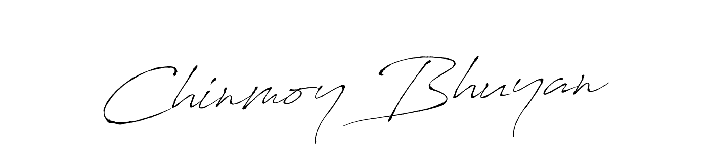 How to make Chinmoy Bhuyan name signature. Use Antro_Vectra style for creating short signs online. This is the latest handwritten sign. Chinmoy Bhuyan signature style 6 images and pictures png