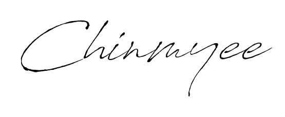 An effortless, minimalist signature concept for Chinmyee using Antro_Vectra design. Clean lines that look great on any document. Chinmyee signature style 6 images and pictures png