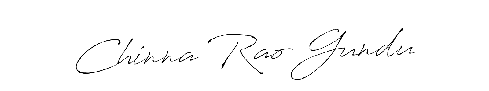 Create a beautiful signature design for name Chinna Rao Gundu. With this signature (Antro_Vectra) fonts, you can make a handwritten signature for free. Chinna Rao Gundu signature style 6 images and pictures png