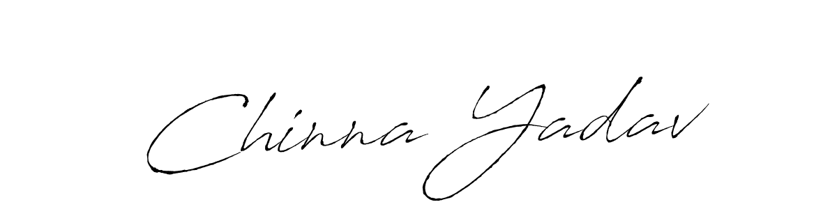 You should practise on your own different ways (Antro_Vectra) to write your name (Chinna Yadav) in signature. don't let someone else do it for you. Chinna Yadav signature style 6 images and pictures png