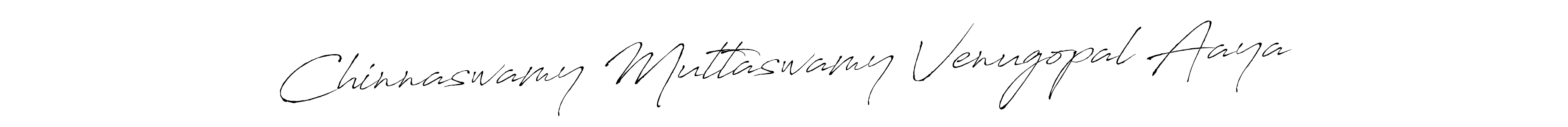 Use a signature maker to create a handwritten signature online. With this signature software, you can design (Antro_Vectra) your own signature for name Chinnaswamy Muttaswamy Venugopal Aaya. Chinnaswamy Muttaswamy Venugopal Aaya signature style 6 images and pictures png