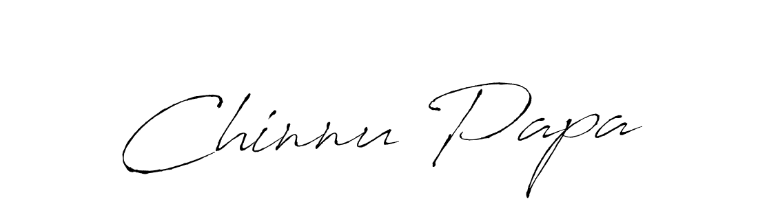 Use a signature maker to create a handwritten signature online. With this signature software, you can design (Antro_Vectra) your own signature for name Chinnu Papa. Chinnu Papa signature style 6 images and pictures png