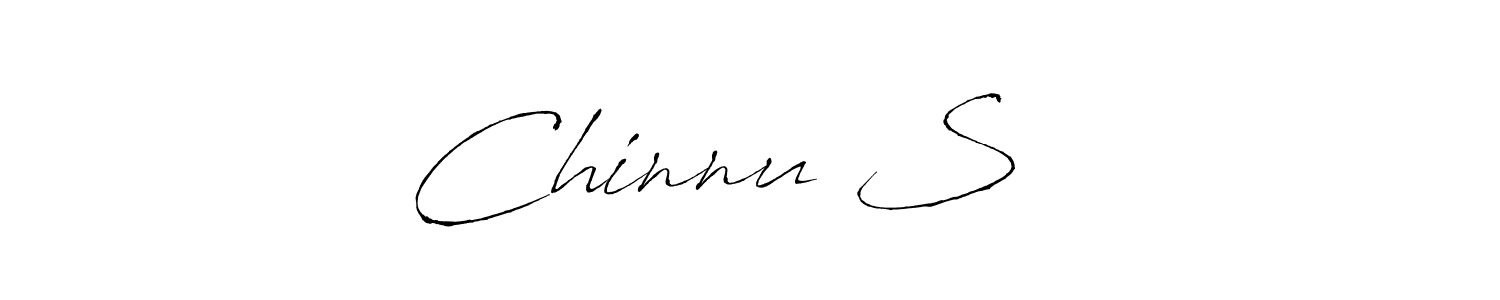 Design your own signature with our free online signature maker. With this signature software, you can create a handwritten (Antro_Vectra) signature for name Chinnu S ❤️. Chinnu S ❤️ signature style 6 images and pictures png