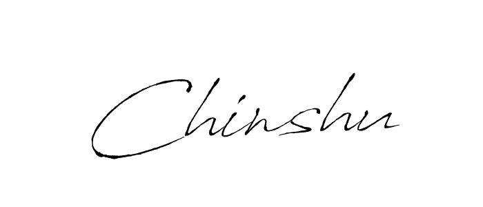 Use a signature maker to create a handwritten signature online. With this signature software, you can design (Antro_Vectra) your own signature for name Chinshu. Chinshu signature style 6 images and pictures png