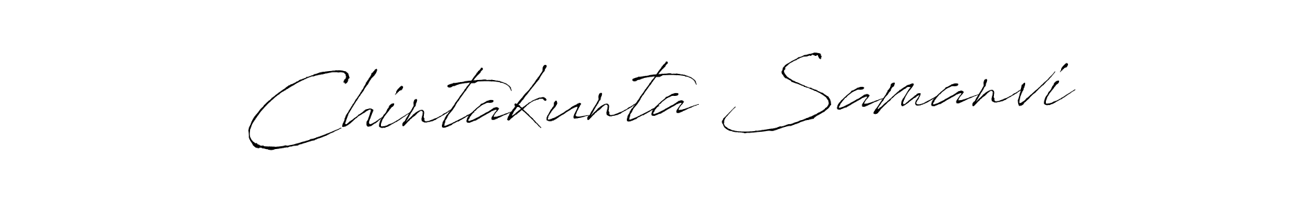 Also we have Chintakunta Samanvi name is the best signature style. Create professional handwritten signature collection using Antro_Vectra autograph style. Chintakunta Samanvi signature style 6 images and pictures png