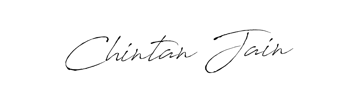 Create a beautiful signature design for name Chintan Jain. With this signature (Antro_Vectra) fonts, you can make a handwritten signature for free. Chintan Jain signature style 6 images and pictures png