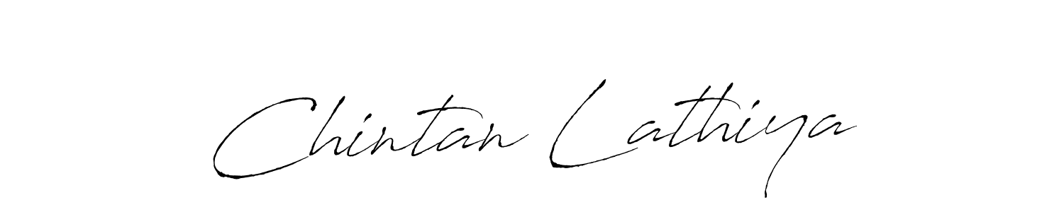 Create a beautiful signature design for name Chintan Lathiya. With this signature (Antro_Vectra) fonts, you can make a handwritten signature for free. Chintan Lathiya signature style 6 images and pictures png