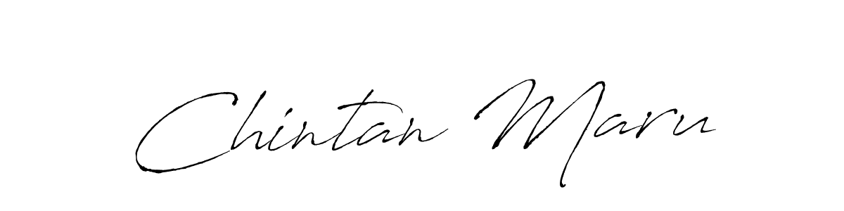 Make a beautiful signature design for name Chintan Maru. With this signature (Antro_Vectra) style, you can create a handwritten signature for free. Chintan Maru signature style 6 images and pictures png