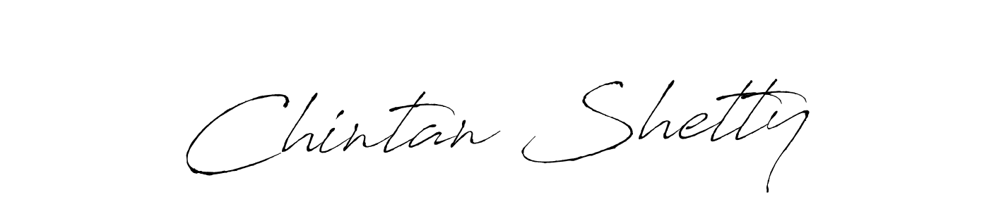 How to make Chintan Shetty name signature. Use Antro_Vectra style for creating short signs online. This is the latest handwritten sign. Chintan Shetty signature style 6 images and pictures png