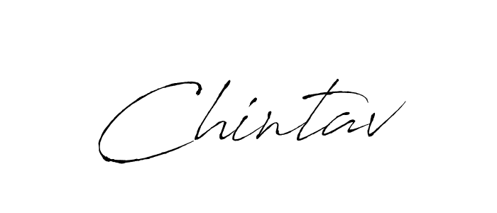 How to make Chintav name signature. Use Antro_Vectra style for creating short signs online. This is the latest handwritten sign. Chintav signature style 6 images and pictures png