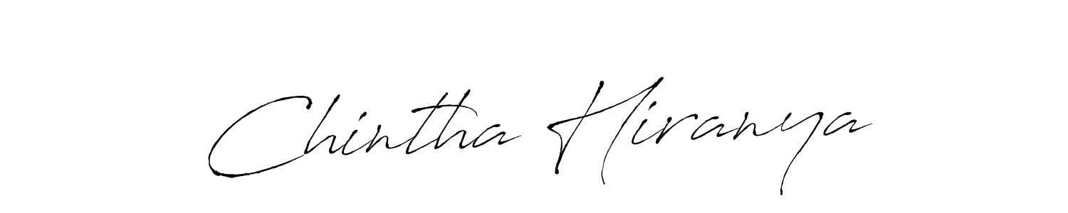 Chintha Hiranya stylish signature style. Best Handwritten Sign (Antro_Vectra) for my name. Handwritten Signature Collection Ideas for my name Chintha Hiranya. Chintha Hiranya signature style 6 images and pictures png