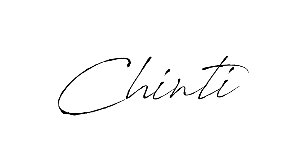 How to make Chinti signature? Antro_Vectra is a professional autograph style. Create handwritten signature for Chinti name. Chinti signature style 6 images and pictures png