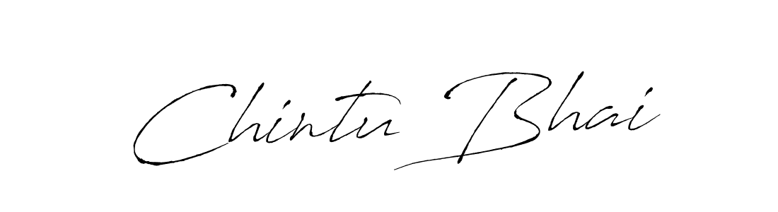 Antro_Vectra is a professional signature style that is perfect for those who want to add a touch of class to their signature. It is also a great choice for those who want to make their signature more unique. Get Chintu Bhai name to fancy signature for free. Chintu Bhai signature style 6 images and pictures png
