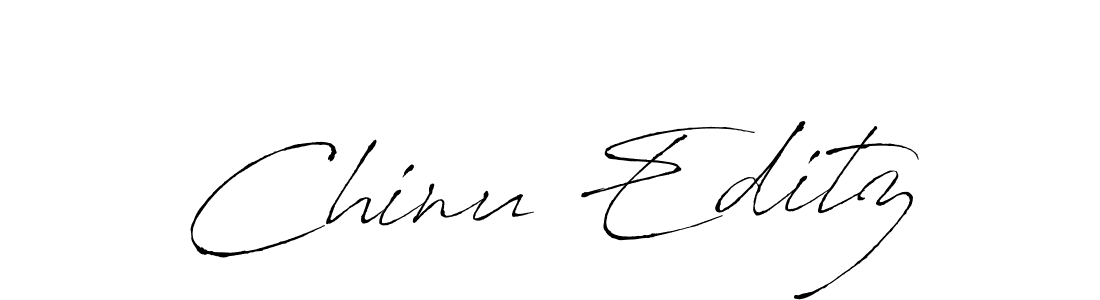 The best way (Antro_Vectra) to make a short signature is to pick only two or three words in your name. The name Chinu Editz include a total of six letters. For converting this name. Chinu Editz signature style 6 images and pictures png